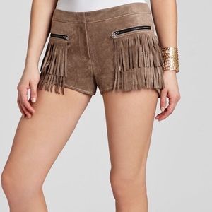 Weston Sueded Fringe Short
